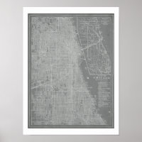 Croquis de Chicago City Map