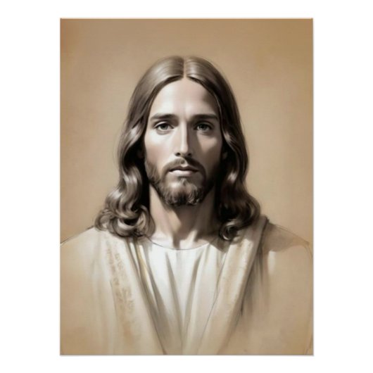 Poster Croquis de Jésus 6 (Devant)