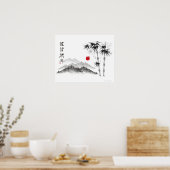 Poster Croquis de paysages (Cuisine)