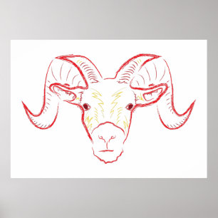 Poster croquis de RAM