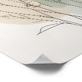 Poster Croquis de Sérénité de Prairie (Coin)