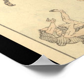 Poster Croquis des arts martiaux japonais, Ninja c. Année (Coin)