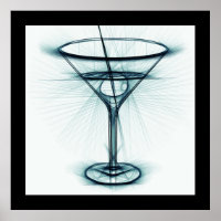 Croquis en verre Martini