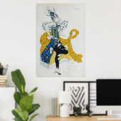 Poster Croquis pour le ballet 'La Peri' (Bureau à domicile)