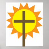 Poster Cross And Sunshine (Devant)