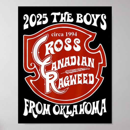 Poster Cross Canadian Ragweed The Boys From Oklahoma Conc (Devant)