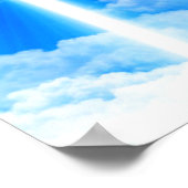 Poster Cross of Light Jesus Christ Customizable Christian (Coin)