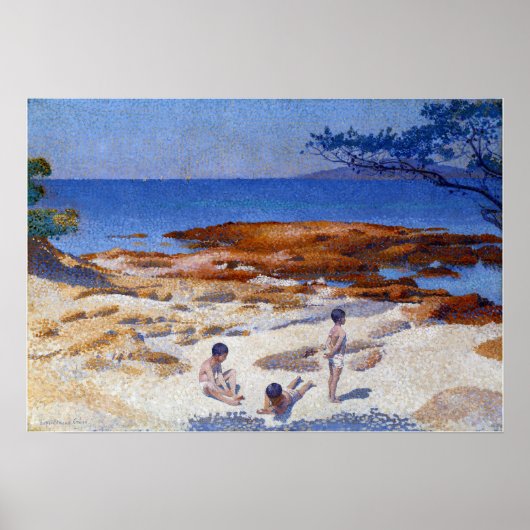 Poster Cross - Plage À Cabasson (Devant)