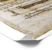 Poster Crossbow Arme géante de Léonard de Vinci (Coin)