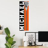 Poster Crosse Orange (Bureau à domicile)