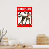 Poster Crosse personnalisée (Cuisine)