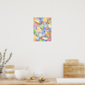 Poster Crosshatch Quilt I (Cuisine)