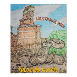 Poster Crotale de Lighthouse Rock