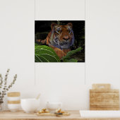 Poster Crouching des tigres dans la jungle (Cuisine)