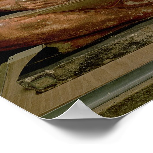 Poster Crouching Scribe Statue (Coin)