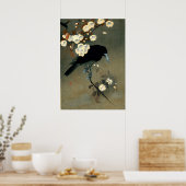 Poster Crow & Blossom par Ohara Koson (1910) (Cuisine)