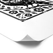 Poster Crow, F-Caw-F Funny Bird Aesthetic Graphic (Coin)