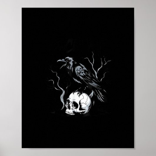 Poster Crow F-Caw-F Funny Bird Saying Humor Meme Desin (Devant)