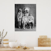 Poster Crow Indian Group Portrait, début des années 1900 (Cuisine)