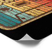 Poster Crowbar Vintage Cette Retro Music 90s Guitar (Coin)