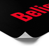 Poster Croyance de basketball motivationnel (Coin)