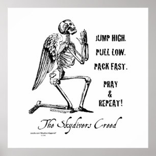 Poster Croyance de parachutistes