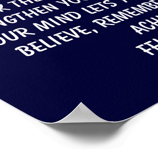 Poster Croyances de perte de poids 8 (Coin)