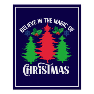 Poster Croyez à la magie de Noël-82309