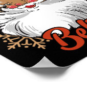 Poster Croyez Afro Père Noël African American Christmas B (Coin)