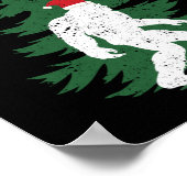 Poster Croyez Bigfoot Sasquatch Yeti Casquette de Noël (Coin)