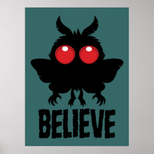 Poster Croyez dans le mystérieux Mothman