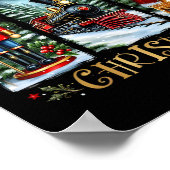 Poster Croyez En La Magie De Noël Train Nutcracker (Coin)