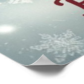 Poster Croyez en le Père Noël magique (Coin)