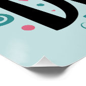 Poster Croyez en vos rêves Floral Whimsical Art (Coin)