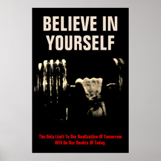 Poster Croyez En Vous-Même Formation De Bodybuilding Sepi