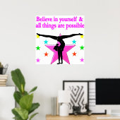 POSTER CROYEZ EN VOUS-MÊME GYMNASTIQUE (Bureau à domicile)