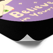 Poster Croyez en vous-même Kawaii Chat faire des poses de (Coin)