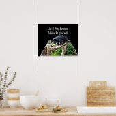 Poster Croyez En Vous-Même Message Avec Bearcat, (Cuisine)