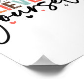 Poster Croyez en vous-même Message positif Motivation Fem (Coin)