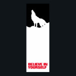 Poster Croyez en vous Noir Blanc Loup Pop Art<br><div class="desc">Affiches Motivationnelles Imprimantes - Courage Motivationnel / Confiance Pop Art Wolf / Digital Animal Artwork</div>