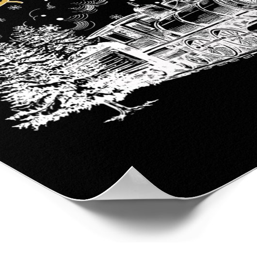 Poster Croyez Noël Pôle Nord Express Polaire All Abr (Coin)