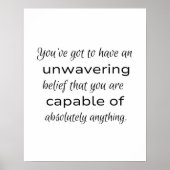 Poster Croyez Que Vous Êtes Capable : Motivation Class Po (Devant)
