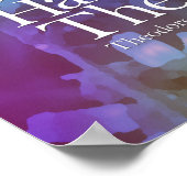 Poster Croyez Que Vous Pouvez Beurre Motivationnel Fleur (Coin)