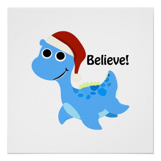 Poster Croyez! Santa Nessie (Devant)
