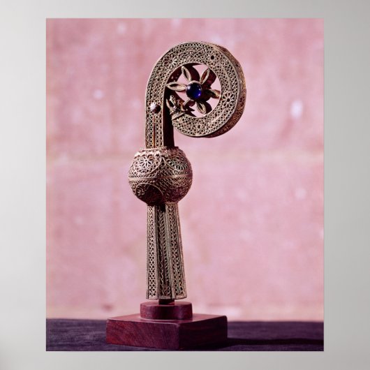 Poster Crozier de St. Robert, c.1100 (Devant)