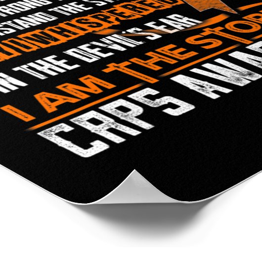 Poster Crps Conscience Je Suis Le Diable De La Tempête (Coin)