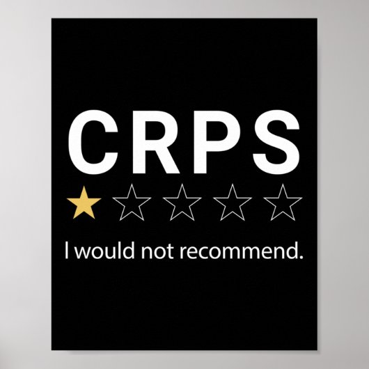 Poster Crps Je Ne Recommanderais Pas Crps Warrior Rsd Crp (Devant)