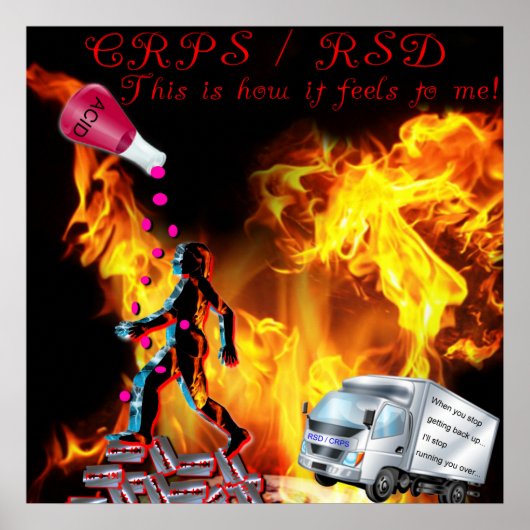 Poster CRPS/RSD C'est comme ça que je ressens pour l'impr (Devant)