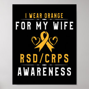 Poster Crpsrsd Sensibilisation Orange Ribbon Tee Don Pour