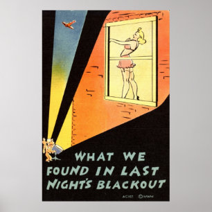 Poster Cru de la panne d'électricité des 1942 nuits